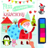 Dipingi con le dita - Libro da colorare di Natale