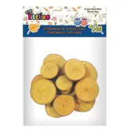 Dischi di legno affettati 40 gr