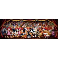 Disney+ - Mickey e i suoi amici in una band puzzle panoramico da 1000 pezzi con poster - Clementoni immagine 2