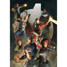 Disney+100: Marvel - Avengers puzzle da 1000 pezzi - Clementoni immagine 2