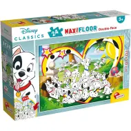 Disney 101 cuccioli 2 in 1 maxi puzzle da 24 pezzi e album da colorare 70x50cm - Lisciani