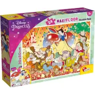 Disney Biancaneve 2 in 1 maxi puzzle da 24 pezzi e libro da colorare 70x50 cm - Lisciani