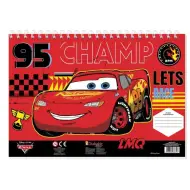 Disney+ Cars libro creativo da colorare con adesivi e stencil in diverse varianti