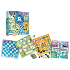Disney: Collezione di giochi da tavolo 15 in 1 - Trefl immagine 2