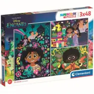 Disney+Encanto+Supercolor+3-in-1+3x48pz+puzzle+-+Clementoni