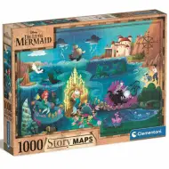 Disney: La Sirenetta mappa puzzle 1000 pezzi - Clementoni