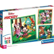 Disney Mickey Mouse e amici puzzle Supercolor 3x48 pezzi - Clementoni