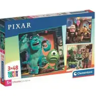 Disney Pixar Supercolor puzzle 3x48 pezzi - Clementoni