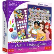 Disney+Principesse+2-in-1+Gioco+da+Tavolo: Non+tarrabbiare e Serpenti e Scale - Trefl