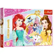Disney Principesse: Ariel e Belle puzzle scintillante da 100 pezzi - Trefl