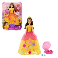Disney Principesse: Incantesimo di Fiori Belle bambola con accessori - Mattel