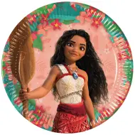 Disney Principesse Vaiana 2 set di piatti di carta 8 pezzi 23 cm
