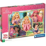 Disney Principesse Volti Sorridenti 104 pezzi super puzzle - Clementoni