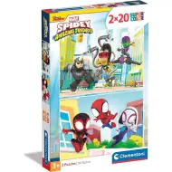 Disney+Spidey 2x20 pezzi Supercolor puzzle - Clementoni