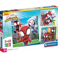 Disney+Spidey+3x48+pezzi+Supercolor+puzzle+-+Clementoni