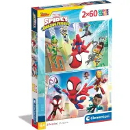 Disney+Spidey puzzle Supercolor 2x60 pezzi - Clementoni