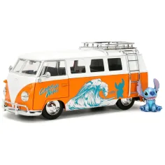 Disney Stitch – Volkswagen Bus del 1961 con miniatura di Stitch in scala 1/24 – Jada Toys immagine 2