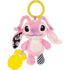 Disney+Stitch Angel peluche con sonaglio e dentaruolo - Clementoni Baby immagine 2