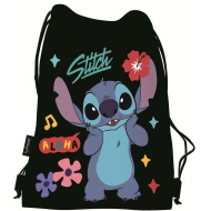 Disney Stitch Black Aloha sacca sportiva, zaino sportivo 34x43cm