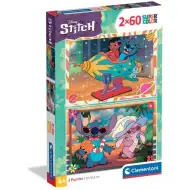 Disney Stitch Supercolor puzzle Clementoni, 2x60 pezzi