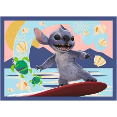 Disney: Stitch in vacanza 4 in 1 puzzle - Trefl immagine 4