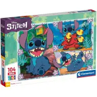 Disney+Stitch puzzle maxi Supercolor da 104 pezzi - Clementoni