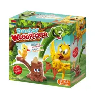 Doctor Woodpecker gioco da tavolo con bruchi