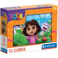 Dora l’esploratrice cubi puzzle 12 pezzi - Clementoni