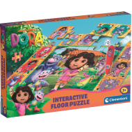 Dora lesploratrice - Puzzle da pavimento interattivo da 24 pezzi - Clementoni