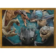 Dragon Trainer - 4 in 1 puzzle - Trefl immagine 2