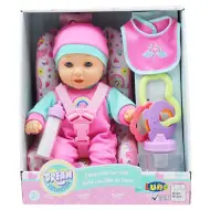 Dream Collection: Bambola neonato con seggiolino auto e accessori