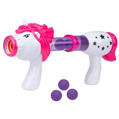 Dream Horse Unicorno pistola sparapalline di spugna immagine 2