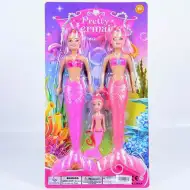 Due sirene con una piccola sirenetta