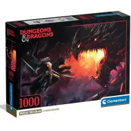 Dungeons &amp; Dragons - Battaglia dei Draghi puzzle da 1000 pezzi con poster - Clementoni