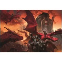 Dungeons & Dragons: Drago Rosso HQC puzzle da 1000 pezzi - Clementoni immagine 2