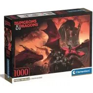 Dungeons &amp; Dragons puzzle da 1000 pezzi con poster - Clementoni