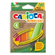 Eco Family Evidenziatori Memolight set da 4 pezzi - Carioca