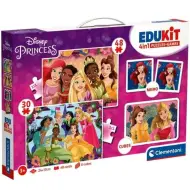 Edukit: Principesse Disney 4 in 1 raccolta di giochi - Clementoni