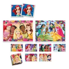 Edukit: Principesse Disney 4 in 1 raccolta di giochi - Clementoni immagine 2