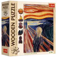 Edvard Munch: Lurlo puzzle in legno da 200 pezzi - Trefl