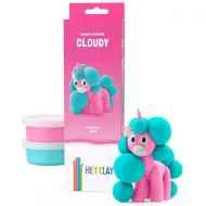 Ehi Clay: Set di pasta modellabile con figura di unicorno rosa morbido e soffice