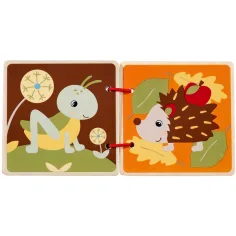 Eichhorn: Libro illustrato sugli animali in legno - Simba Toys immagine 4