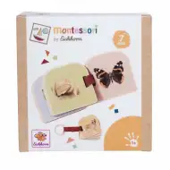 Eichhorn: Libro sfogliabile Montessori in legno con immagini di animali – Scopri gli animali con immagini naturali - Simba Toys