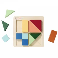Eichhorn: Puzzle Montessori in legno di colori e forme – Gioco logico per le piccole mani - Simba Toys immagine 2