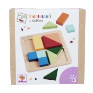 Eichhorn: Puzzle Montessori in legno di colori e forme – Gioco logico per piccole mani - Simba Toys