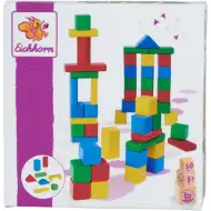 Eichhorn: Set di 50 blocchi di legno colorati - Simba Toys
