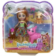 Enchantimals: Set di figure Sunshine Beach Pensee Pony e famiglia - Mattel