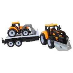 Engineering Truck: Set di macchine da lavoro con trattori e barile in due varianti immagine 4