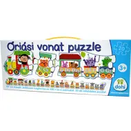 Enorme puzzle del treno con lettere e numeri - D-Toys