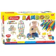 Eroi: Gioco di costruzione con bastoncini di bambù da 300 pezzi